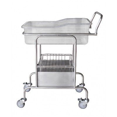 Stainless steel baby rocking crib